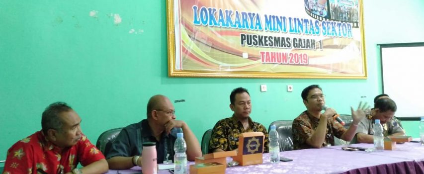 Lokakarya Mini Listas Sektor di Puskesmas Gajah 1