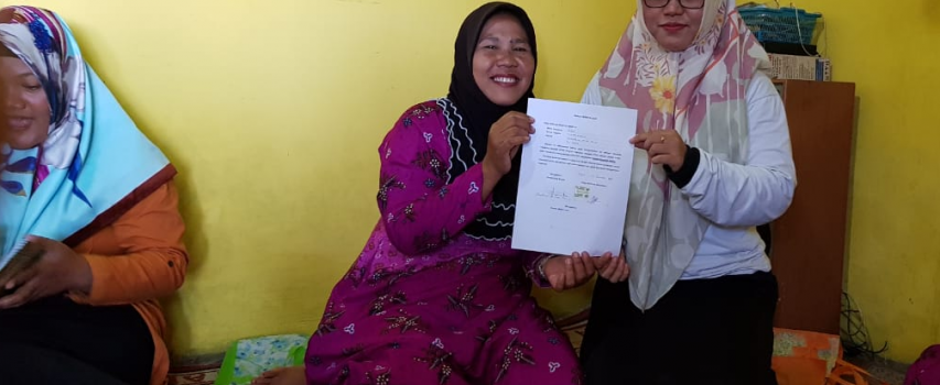Pertemuan Peningkatan Kemampuan Keluarga (P2K2) di Desa Kedondong
