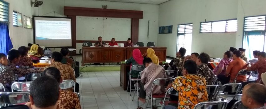 Sosialisasi Penggunaan APBDesa Tahun Anggaran 2020