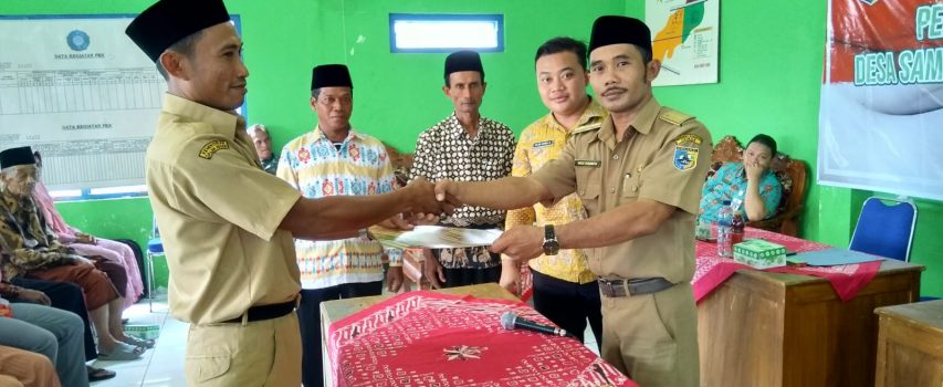 Pelantikan Perangkat Desa Sambiroto
