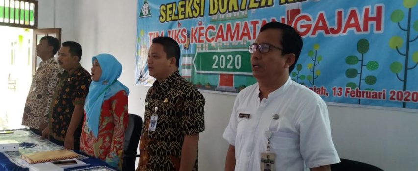 Seleksi Dokter Kecil Tingkat Kecamatan Gajah Tahun 2020