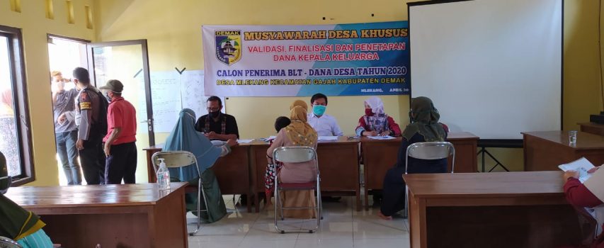 Validasi, Finalisasi dan Penetapan Dana Kepala Keluarga