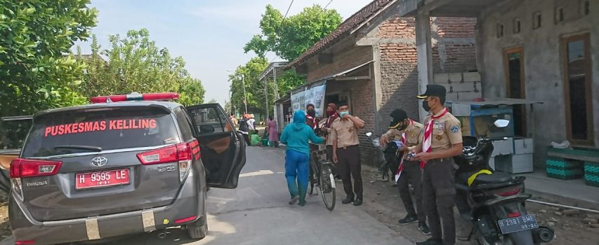 Sakha Bakti Husada Puskesmas Gajah II Lakukan Sosialisasi Covid-19 di Desa Mojosimo