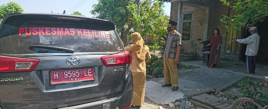 Puskesmas Gajah II Lakukan Sosialisasi Covid-19 Keliling Desa Mojosimo