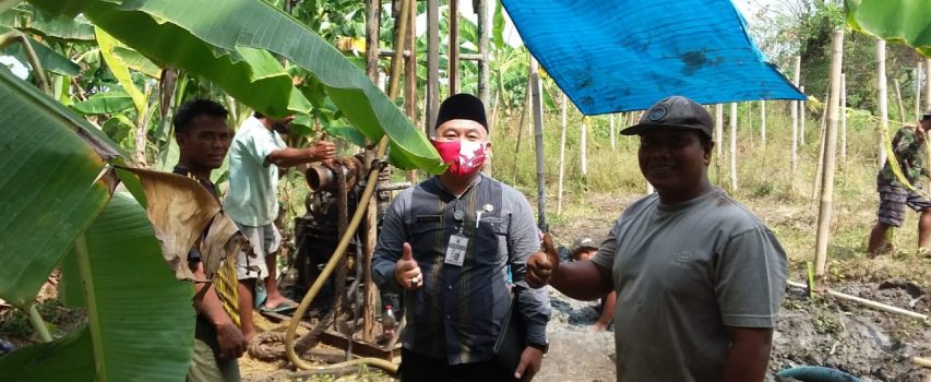Peninjauan Proses Pengeboran Pembuatan Sumur Pamsimas di Desa Mlekang