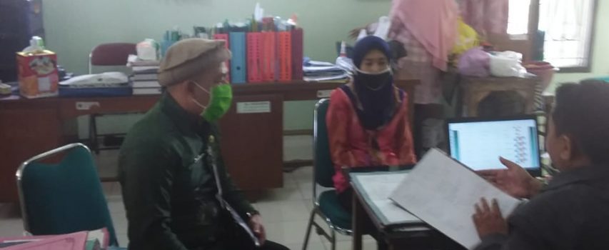 Koordinasi Lintas Sektor bersama Pegawai KUA Gajah terkait Data Pasangan Menikah