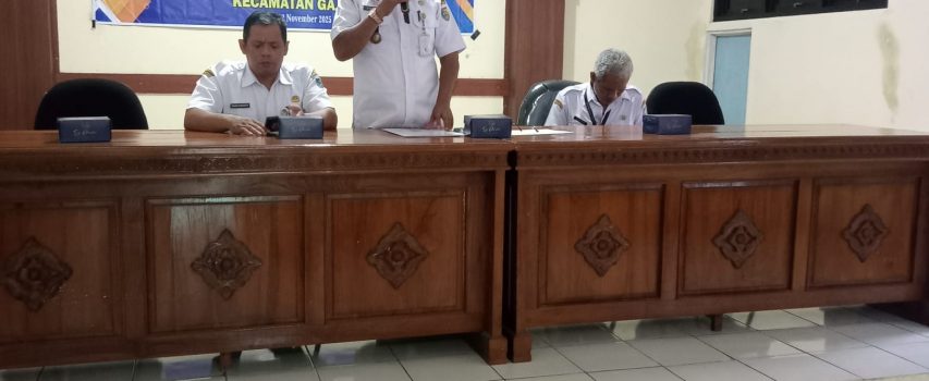 FASILITASI PENYUSUNAN RENCANA ANGGARAN PENDAPATAN DAN BELANJA DESA KECAMATAN GAJAH