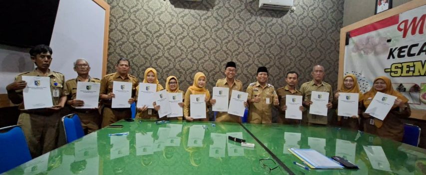 Kecamatan Gajah Laksanakan Penandatanganan Perjanjian Kinerja dan Pakta Integritas Tahun 2026